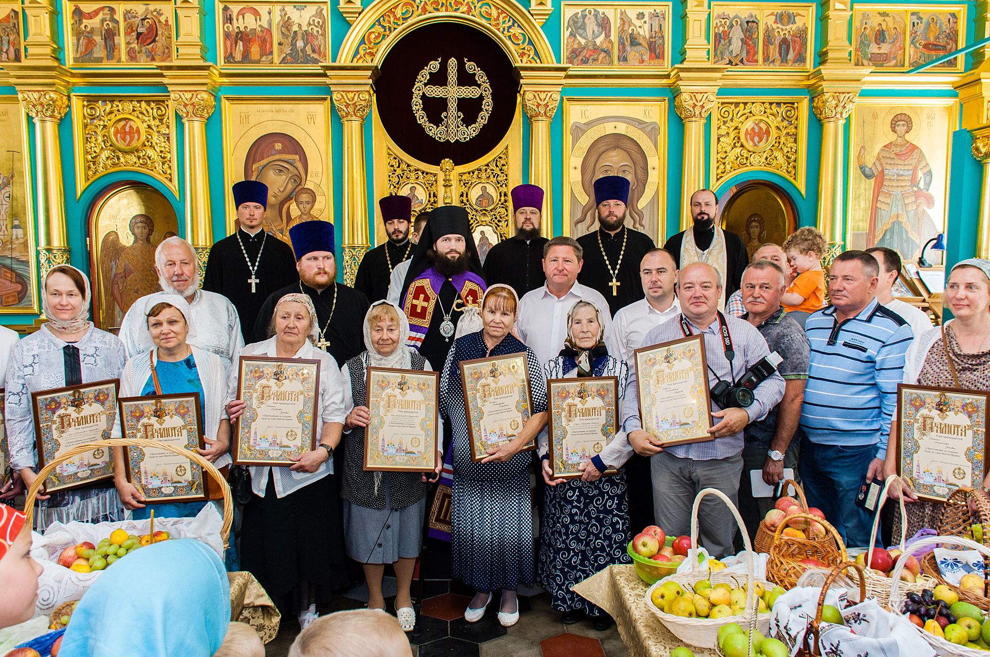 Великое освящение Казанского храма села Алпатьево
